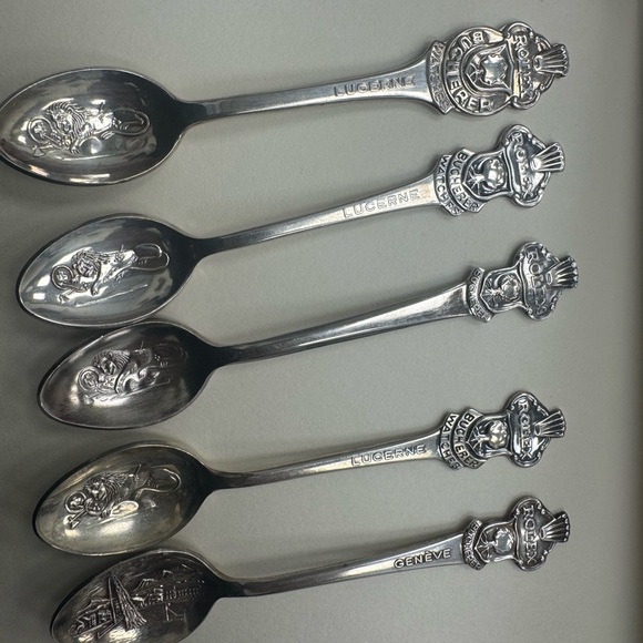 5 BUCHERER ROLEX spoons